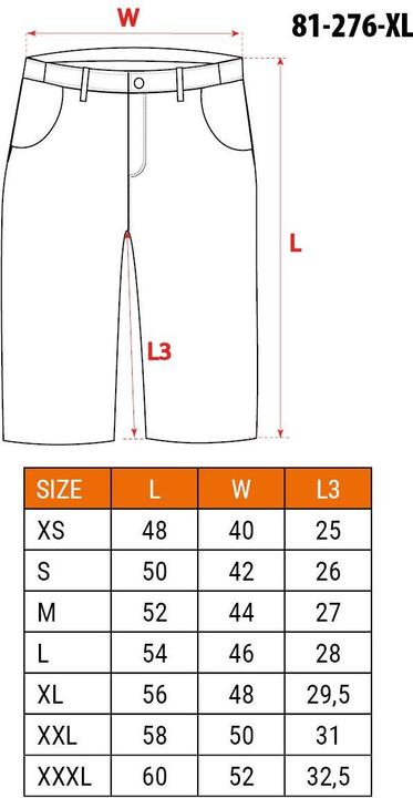 Actual product image Neo PREMIUM shorts 62% cotton 35% polyester 3% elastane Size XL (XL)