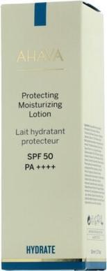 Productafbeelding Ahava Beschermende vochtinbrengende lotion SPF 50 (Zonnecrème gezicht, SPF 50, 50 ml)