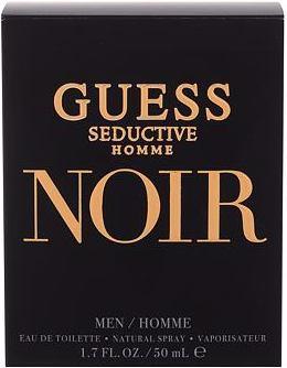 Actual product image Guess Seductive Homme Noir (Eau de toilette, 50 ml)
