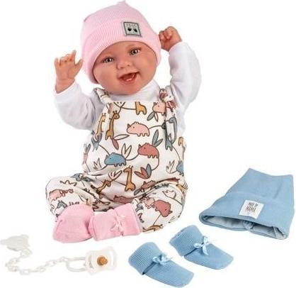 Produktbild Llorens Babypuppe lachend Tala/Talo Kleidungsmix 44cm
