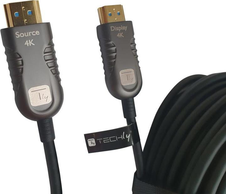 Actual product image EFB Elektronik GmbH HDMI2.0 AOC LWL Cable 30 m, The Active High Speed HDMI Audio Video Cable is characterized by ei (30 m, HDMI)