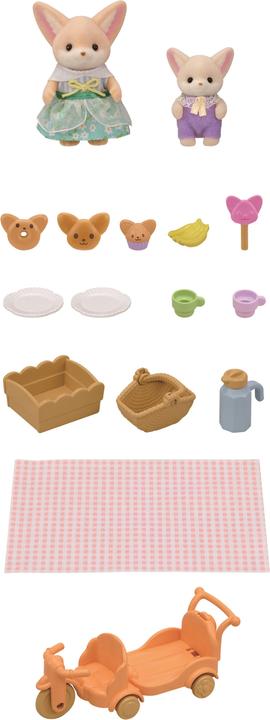 Actual product image Epoch Sylvanian Desert Fox Picnic Set