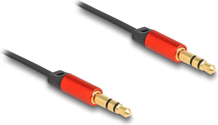 Produktbild Delock Audio Aufrollkabel 3,5 mm 3 Pin Klinkenstecker zu Klinkenstecker 90 cm (0.90 m, 3.5mm Klinke (AUX))