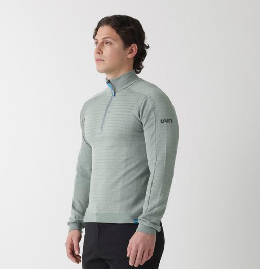 Actual product image UYN Sweatshirt Mit Reissverschluss Ego Merino (M)