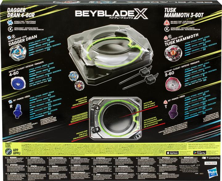 Immagine prodotto Hasbro Beyblade X Xtreme Battle Set (Tedesco)