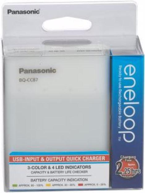 Produktbild Panasonic Eneloop BQ-CC87 (4 Stk., AA, 1900 mAh, Ladegerät inkl. Akku)