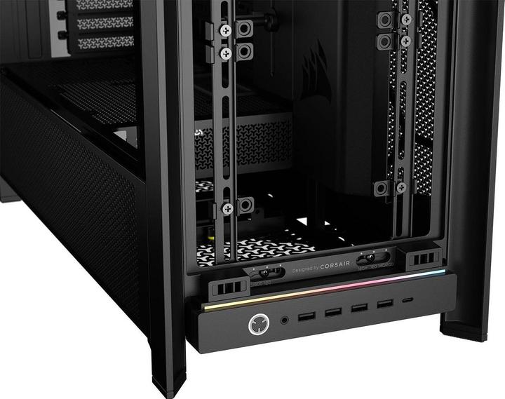 Actual product image Corsair FRAME 5000D RS BLACK MID CASE (E-ATX, Mini-ITX, ATX, mATX)