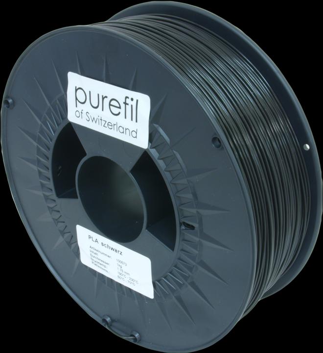 Image du produit Purefil Filament (PLA-R, 1.75 mm, 1000 g, Noir)