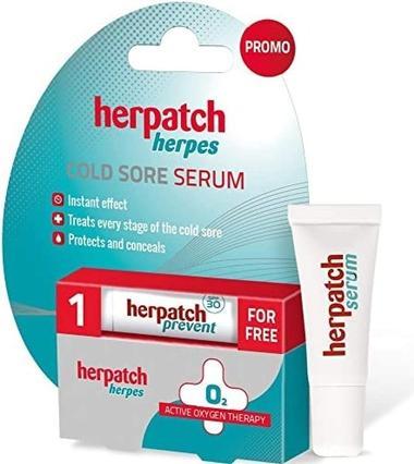 Actual product image Herpatch Cold Sore Treatment Serum - Treat and Prevent Cold Sores - Heals in 24 Hours - Relieves Pain, Reduce (Serum)