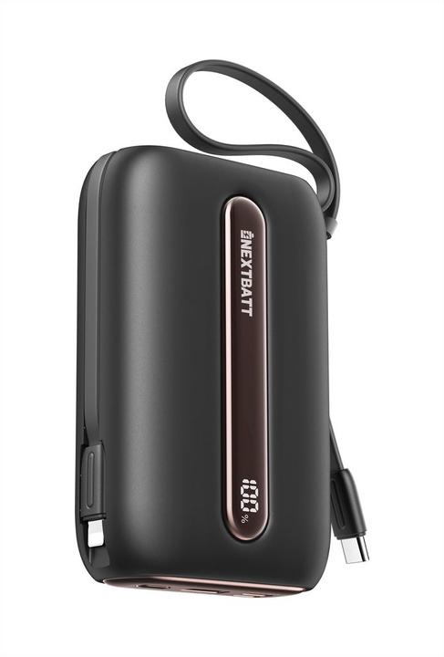 Produktbild Nextbatt Mini Powerbank with Quick Charge 20000mAh 22.5W with Dual Cables - Black