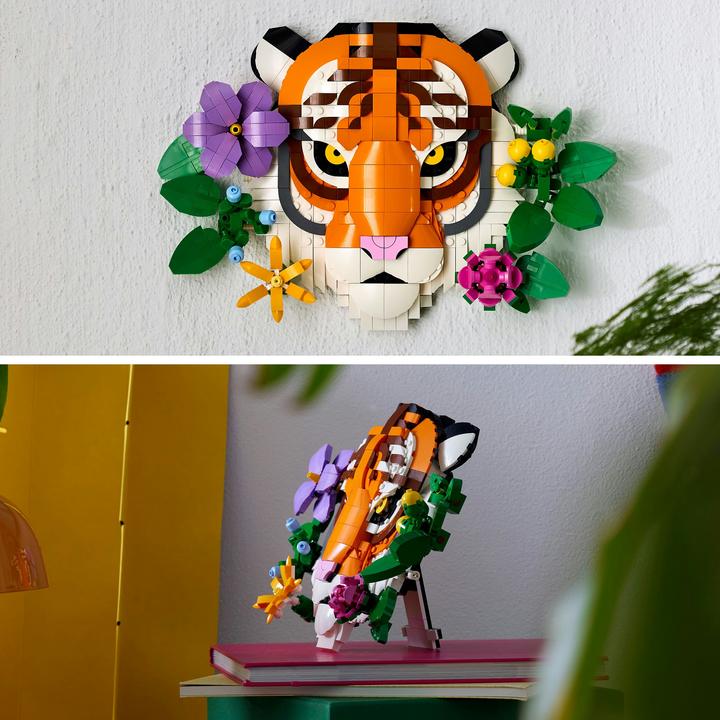 Actual product image LEGO Fauna Collection - Tiger (31217, LEGO Art)