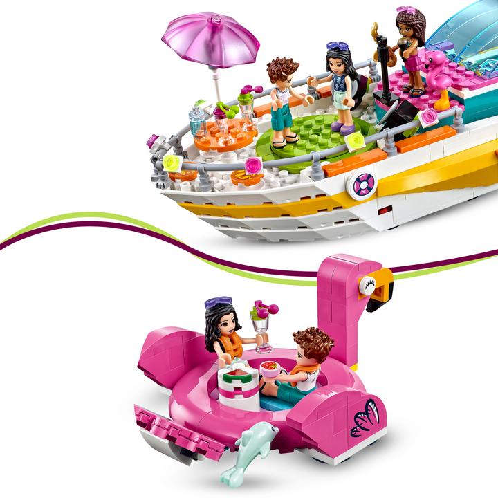 Actual product image LEGO Friends party boat from Heartlake City (41433, LEGO Friends)