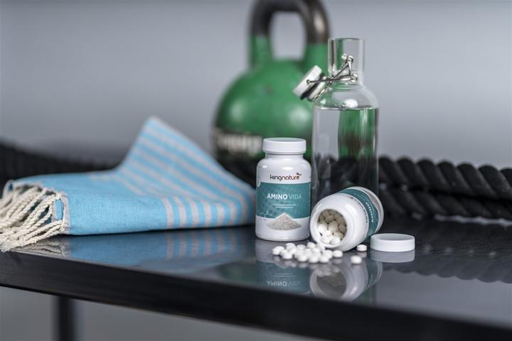 Actual product image Kingnature Amino Vida Tablet (240 Piece, Pills, 153 g)