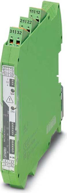 Actual product image Phoenix Contact Isolation amplifier 3-way config. 12-24Vdc