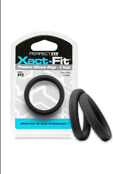 Produktbild PerfectFitBrand #15 Xact-Fit Cockring 2-Pack (3.80 cm)