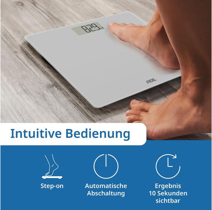 Immagine prodotto ADE Personenwaage Amina Silber, Displaytyp: Digital (180 kg)