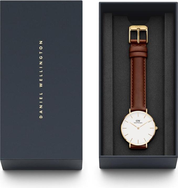 Immagine prodotto Daniel Wellington Classico Petite St. Mawes in oro bianco (Orologio da polso analogico, 32 mm)