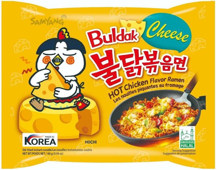 Actual product image Samyang Buldak Buldak Hot Chicken Ramyeon Cheese (700 g)