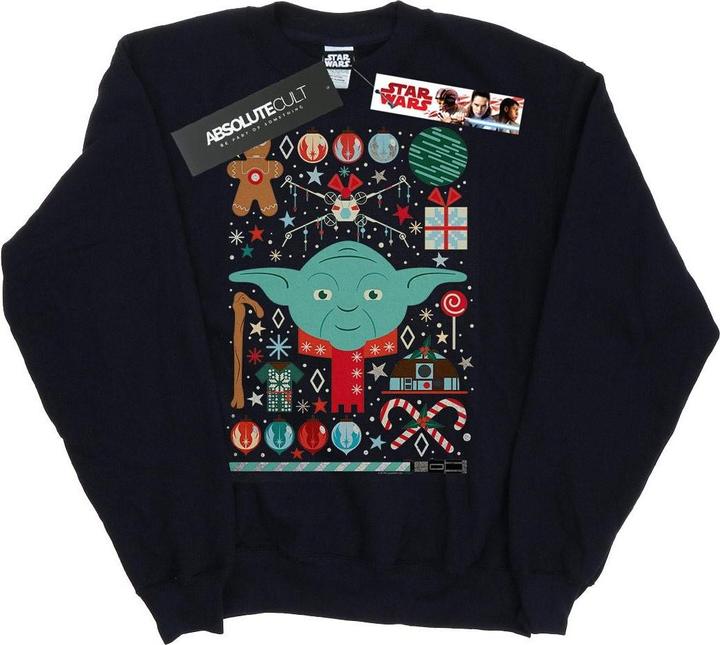 Produktbild Star Wars Yoda Christmas Sweatshirt Jungen (140, 146)