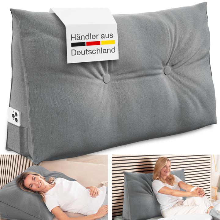 Produktbild Aktivshop Bett- und Rückenstützkissen (90 x 20 x 50 cm)