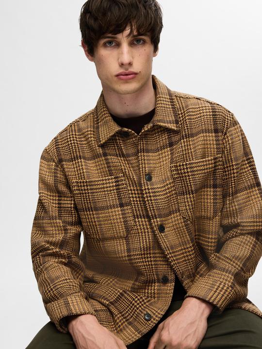 Actual product image Selected Homme Plaid overshirt (S)
