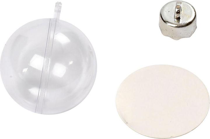 Produktbild Creativ Company Dekokugeln Transparent 5cm, 10 Stk.