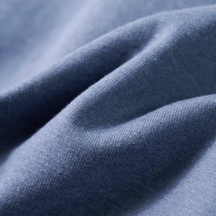 Produktbild VidaXL Kinder-Kapuzenpullover Blau Melange 116,Material: 95 (116)