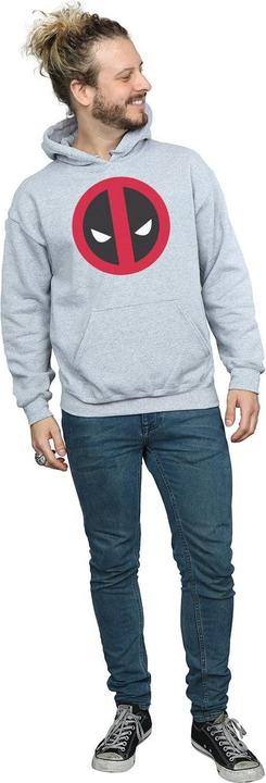 Immagine prodotto Deadpool Large Clean Logo Felpa con Cappuccio Uomo (XL)