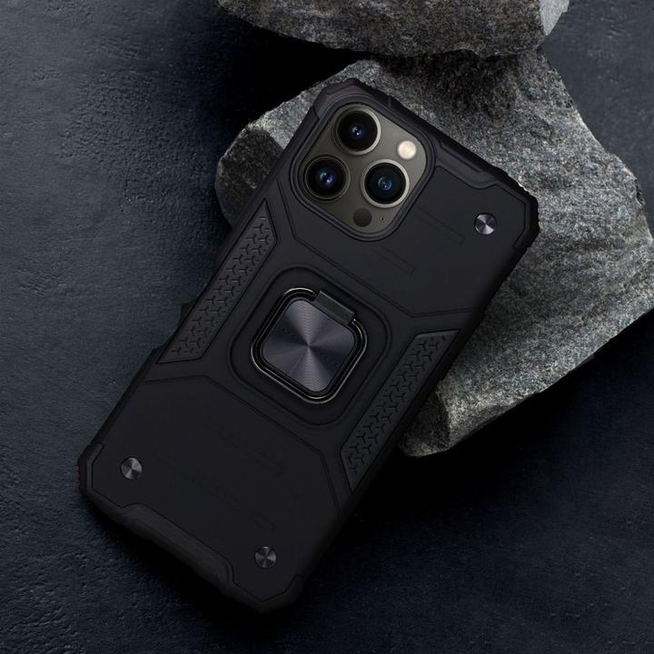Produktbild König Design Hülle Handy Schutz für Apple iPhone 12 13 14 Pro Max Outdoor Case Cover Bumper (Apple iPhone 12, Realme 12 Pro+)