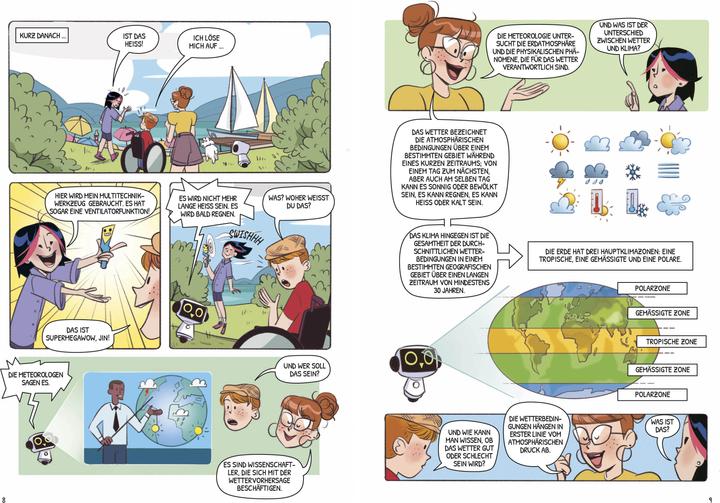 Immagine prodotto National Geographic Wildes Wetter. Entdecke die extremsten Phänomene (Kreativ lernen mit Comics) (Tedesco, Massimo Miato, Fausto Chiodoni, Martina Naldi, Valentina Cambi, 2024)
