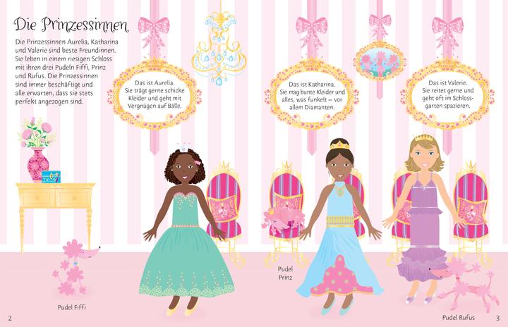 Actual product image My glittery dress-up doll sticker books mini: At the ballet, fairies, girlfriends and p