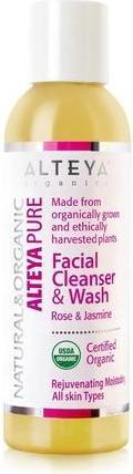 Immagine prodotto Alteya Detergente e lavaggio viso biologico 150ml Rosa e Gelsomino Certificato USDA Sapone Biodegradabile (Schiuma, 150 ml)