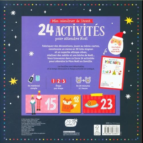 Image du produit 123 Soleil Mon calendrier de l'Avent : 24 activités pour attendre Noël