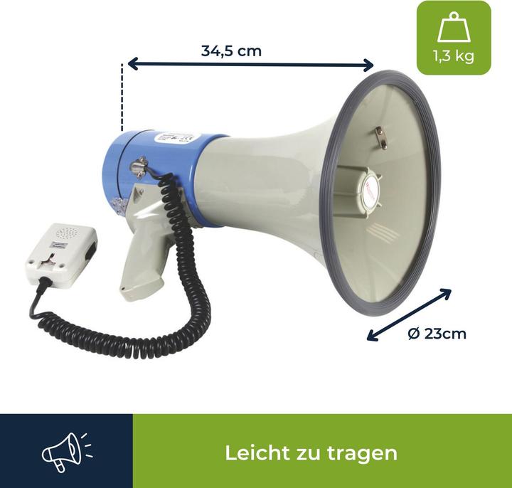 Immagine prodotto Velleman MP25SFM Megafono (Megafono)