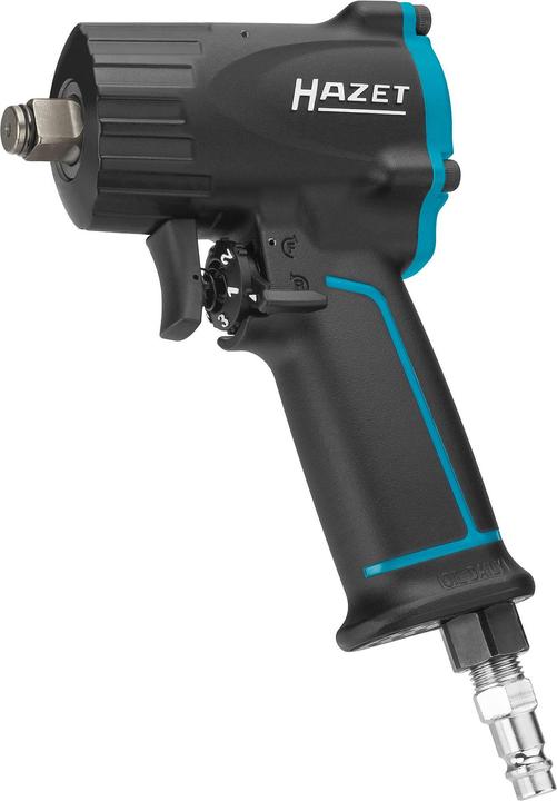 Actual product image HAZET Impact wrench ∙ extra short 9012M ∙ Maximum loosening torque: 1100 Nm ∙ Square, solid 12.5 mm… (Air blast)