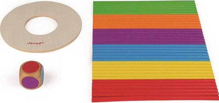 Actual product image Janod Crazy Sticks (German, Spanish, French, Dutch, Italian, English)
