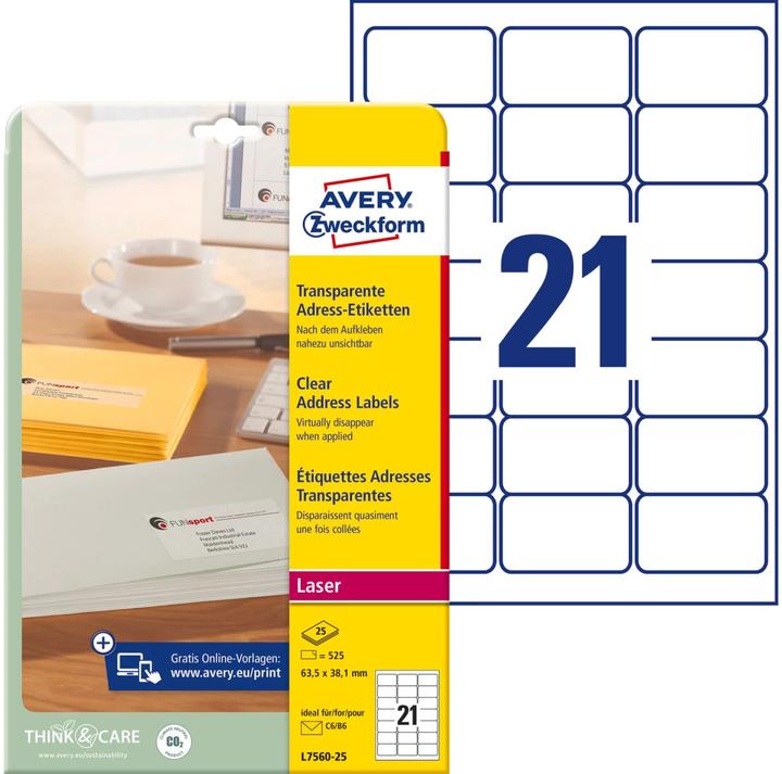 Produktbild Avery Adressaufkleber