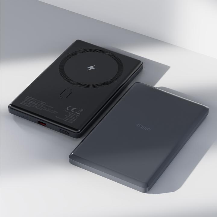 Produktbild Allity wireless power bank APB-300 PD QC 20W 5000 mAh magnetic gray (5000 mAh, 20 W, 15 Wh)