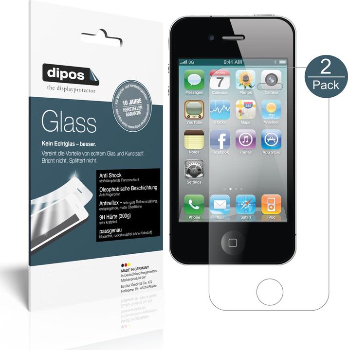 Actual product image Dipos Screen Protector Anti-Shock (1 Piece, Apple iPhone 4)
