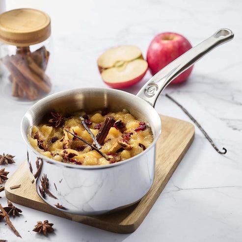 Actual product image de Buyer Affinity saucepan with lid induction (16 cm, Pot, Stainless steel)