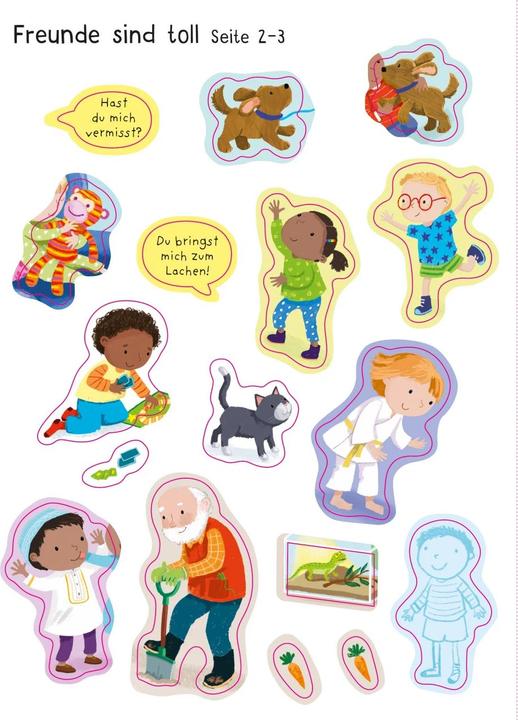 Actual product image My first sticker book: All my friends
