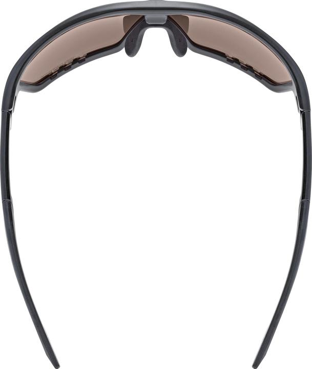 Actual product image Uvex Sports Sportstyle 706 CV Mirror Cat. 3 (black matt (blue), colourvision buzzy blue (S3))