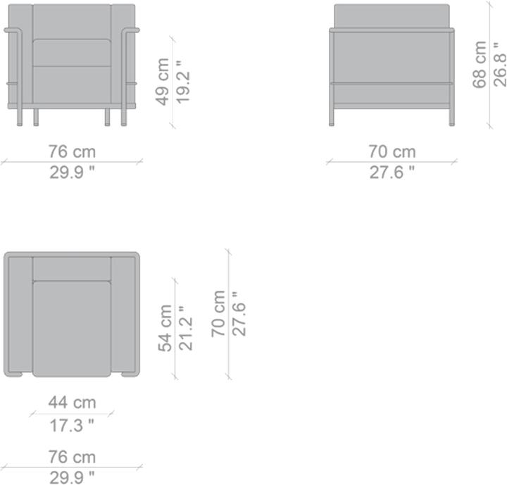 Produktbild Cassina Lc2 Sessel
