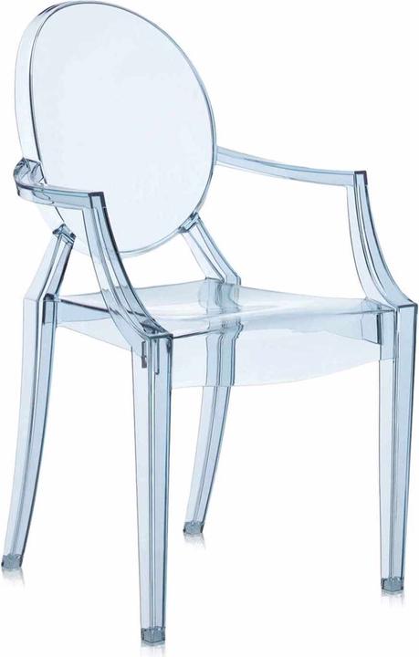 Kartell Lou Lou Ghost Kids - Chaise pour enfants (Chaise haute)