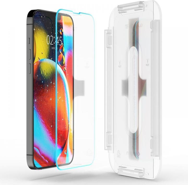 Produktbild Spigen Gehärtetes Glas GLAS.tR ez Passend für Apple iPhone 13 (1 Stück, Apple iPhone 14, Apple iPhone 16e, Apple iPhone 13 Pro, Apple iPhone 13)