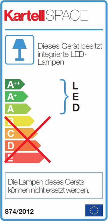Energie-Label Kartell Space (130 lm)