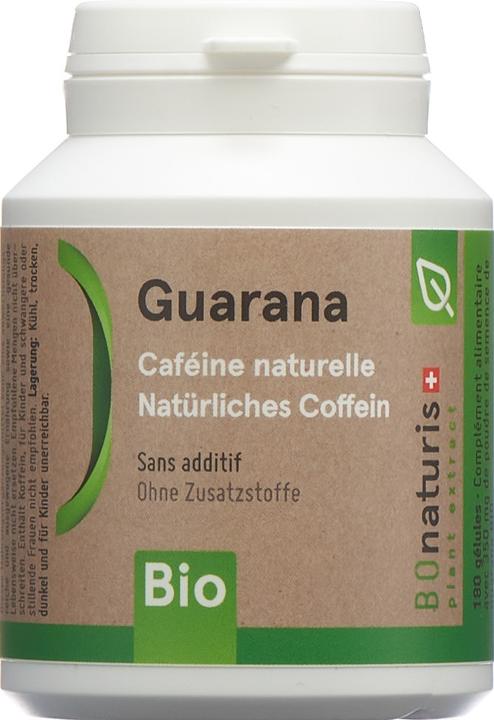 Actual product image B'Onaturis Guarana capsule 350 mg organic (1 Piece, Capsules, 105 g)