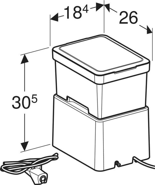 Produktbild Geberit AquaClean Cama Dusch-WC