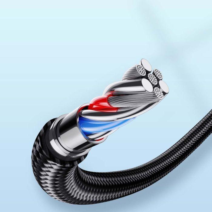 Actual product image Joyroom S-CL020A10 Extraordinary Series 20W Type-C to Lightning Fast Charging Data Cable 1.2m-Black (1.20 m, USB 2.0)