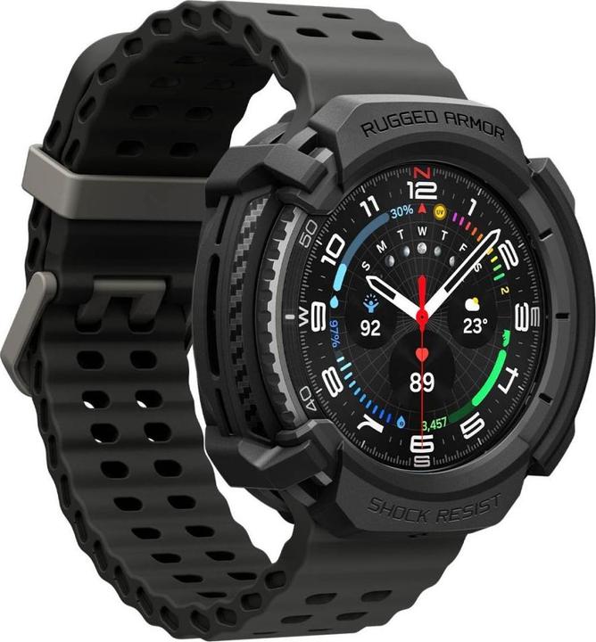 Produktbild Spigen - Rugged Armor - Samsung Galaxy Watch8 Classic - Black